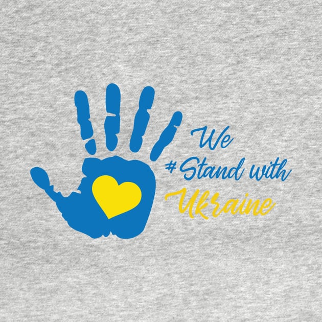 We stand with Ukraine, Fu*k Putin, Stand with Ukraine, Stop War, Middle Finger, Anti Putin, Strong Ukraina T-Shirt, Save Ukraine, Peace T-Shirt by Sapfo